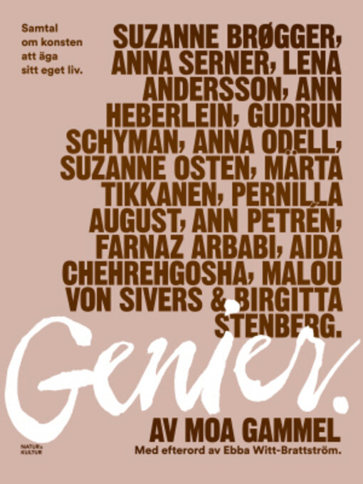 Upplýsingar um Genier eftir Moa Gammel - Biðlisti